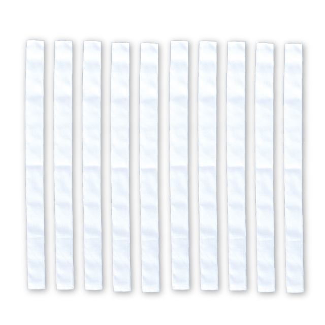 コットンはちまき/カラーハチマキ 白 10本組